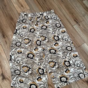 Plus Size 2x Wide Leg Pants Rose & Olive Tan Brown Black Elastic Waist